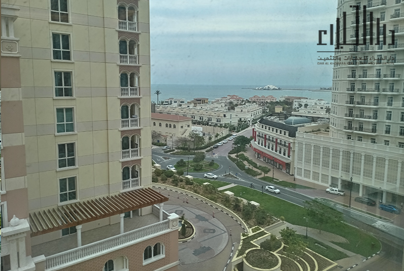 شقة مكونة من غرفة وصالة ومطبخ - فيفا بحرية - إطلالة جانبية على المارينا