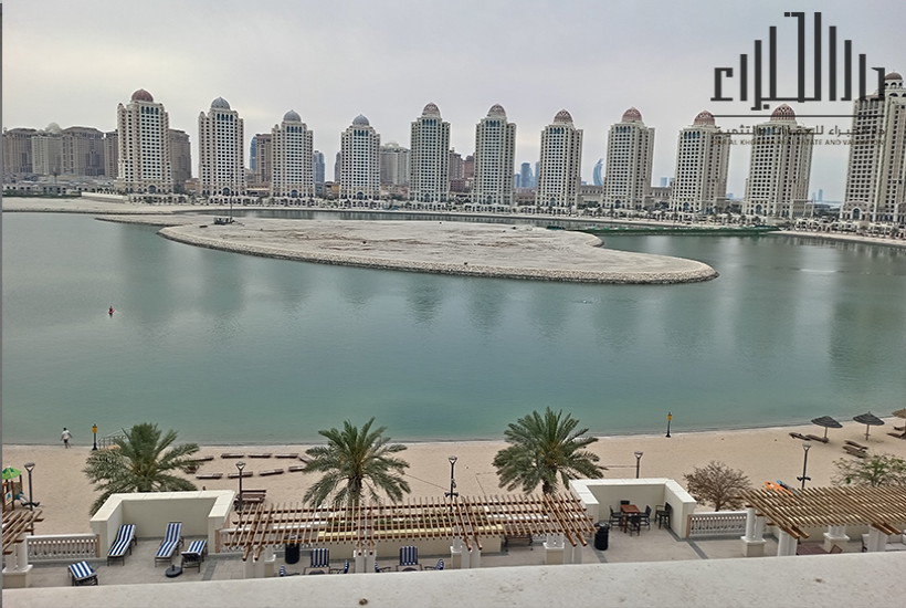 شقة مكونة من غرفتين وصالة ومطبخ - فيفا بحرية - اطلالة على المارينا